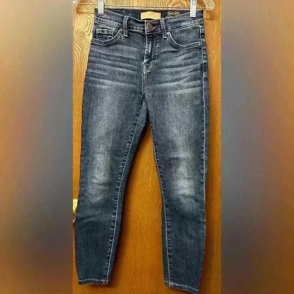 7 For All Mankind “BLAIR” The Ankle Skinny Jean Size 25, 25” Inseam - Picture 1 of 9